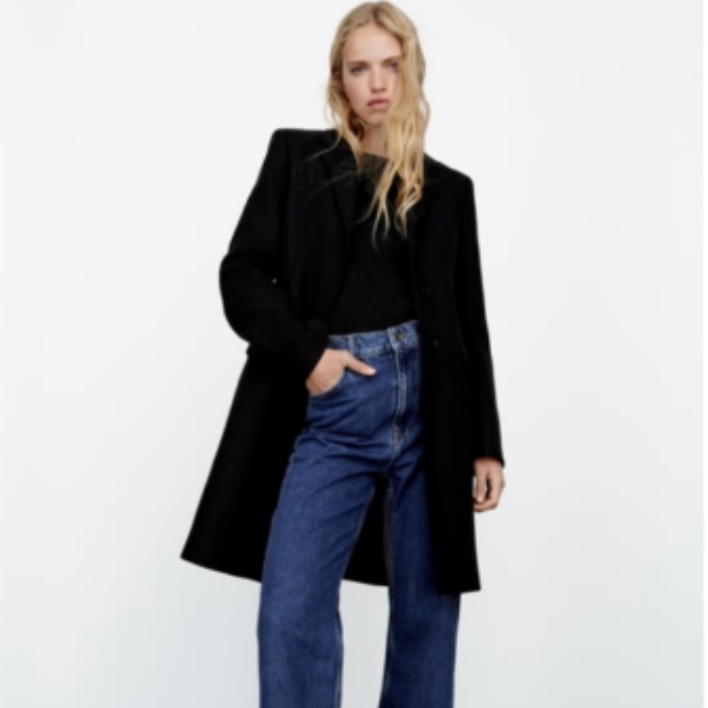 BNWT ZARA Manteco wool coat SS22 Size M (RETAIL $199)